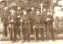 Father (back row 2nd from left) in the Ludwigsburg training camp